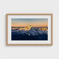 Golden Summit Majesty | Premium Mountain Wall Art