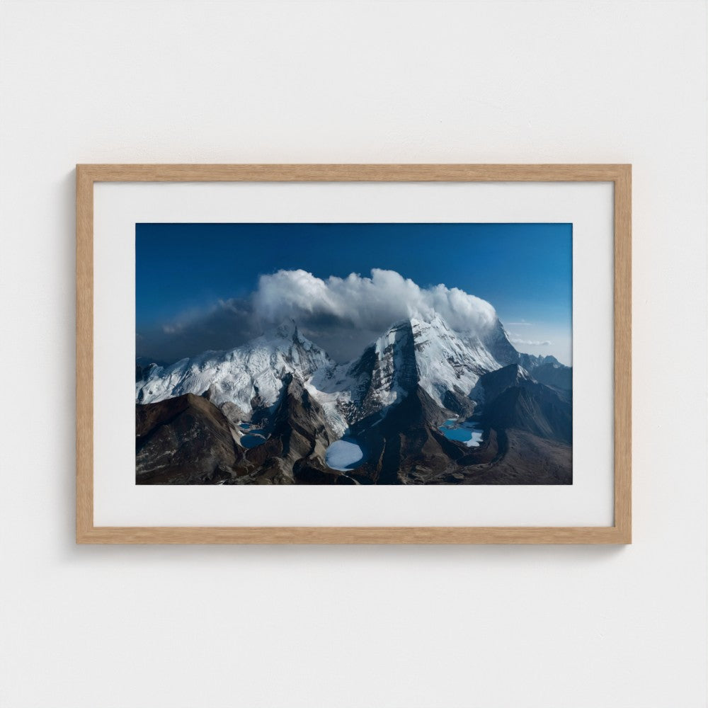 Crowned by Clouds | Premium Mountain Wall Art