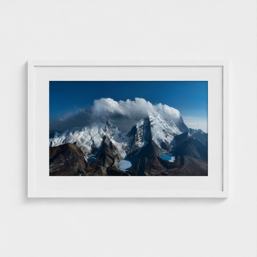 Crowned by Clouds | Premium Mountain Wall Art