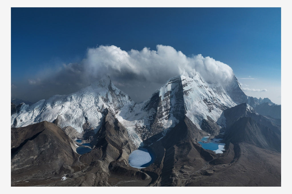 Crowned by Clouds | Premium Mountain Wall Art