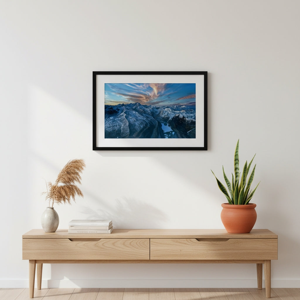 Realm of Flowing Clouds | Himalayan Series | Framed Print