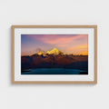 Golden Peaks Reflected | Himalayan Series | Framed Print